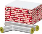 Actual product image Rockwool Universal rørskål med alutape 48x20 mm.