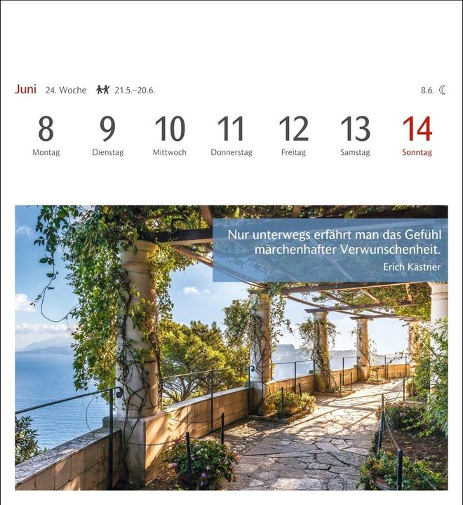 Produktbild Harenberg Momente des Glücks Postkartenkalender 2026 - Wochenkalender mit Zitaten, mit 53 Postkarte