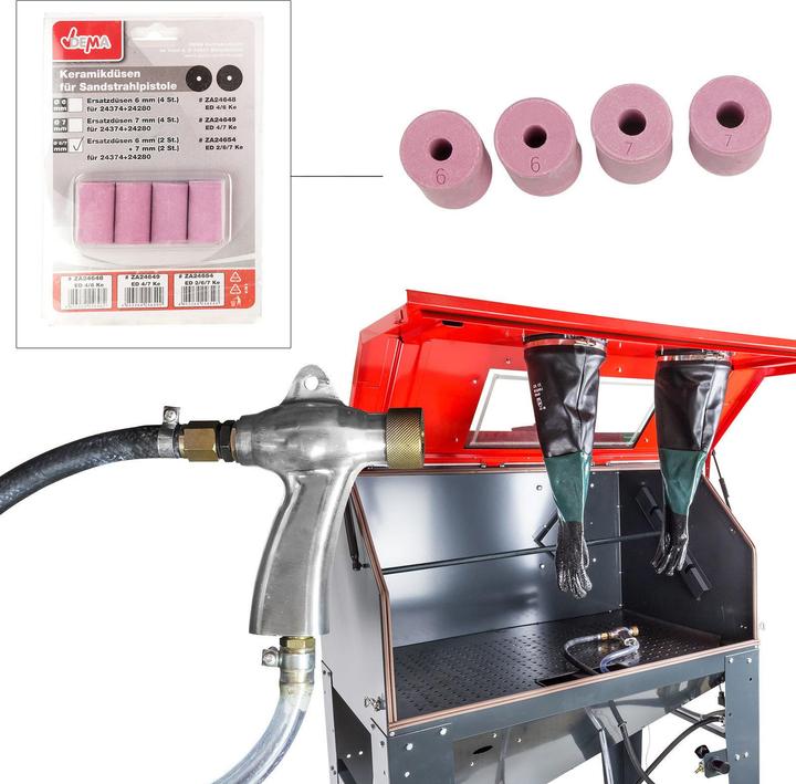 Actual product image Dema Sandblasting cabin (8.50 bar, 690 l)