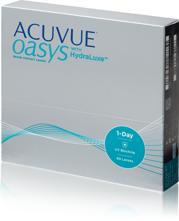 Produktbild Acuvue Oasys with Hydraluxe (90 Stück, Tageslinse, Sphärisch)