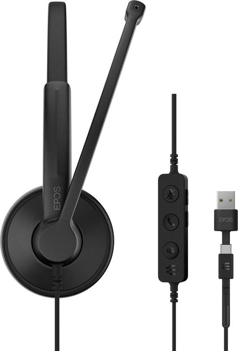 Actual product image EPOS IMPACT 100 MS STEREO USB-C+A (Cable, USB-A)