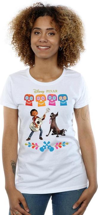 Actual product image Disney Womens/Ladies Coco Miguel Logo Cotton T-Shirt (S)