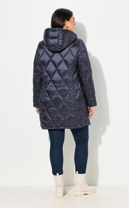 Produktbild Ulla Popken HYPRAR Steppjacke, Kapuze, 2-Wege-Zipper, Zipptaschen (42, 44)