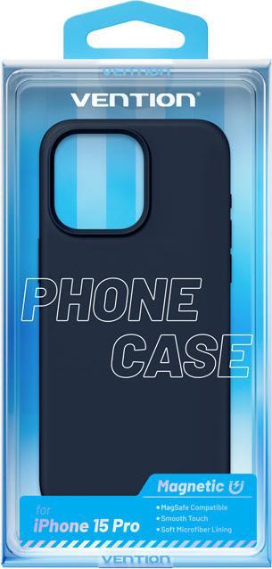Actual product image Vention KUFL0-30 Silicone Case for iPhone 15 Pro (blue) (Apple iPhone 15 Pro)