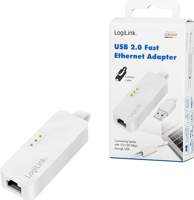 Immagine prodotto LogiLink Adattatore Ethernet (USB, RJ45 (1x))