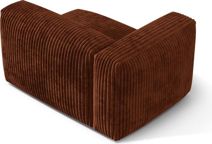 Image du produit Micadoni Chauffeuse Gauche, "Martina", 1 Place, 121x106x75 Fabriqué en Europe (Canapé modulaire, 1 place)