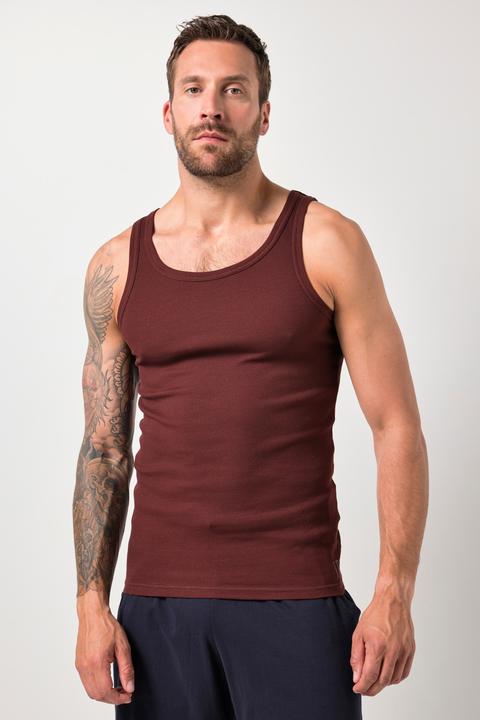 Actual product image JP1880 tank top, vest, ribbed, Sleeveless, up to 8 XL (4XL)
