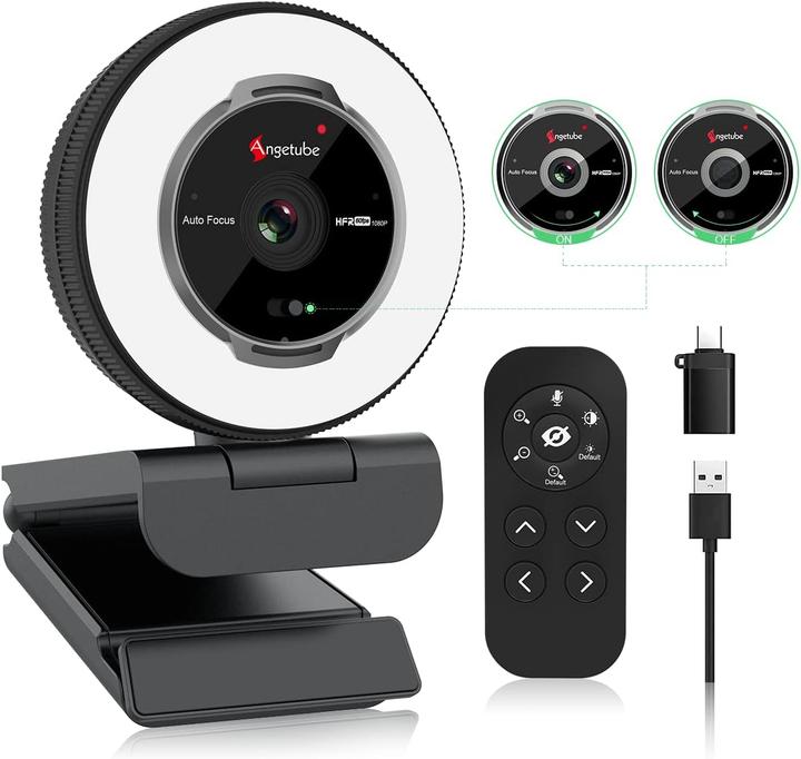 Logitubo Webcam 1080p Logitubo Hd Logitubo Webcam Mit Ringlicht