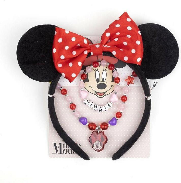 Actual product image Minnie Mouse Accessory set coloured 3 pieces (multicomposition)
