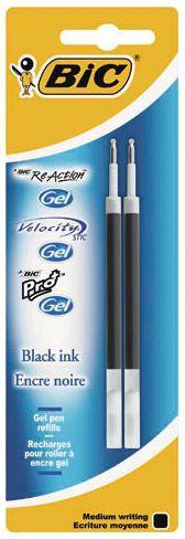 Image du produit Bic Recharge de gel roller noir (2x)