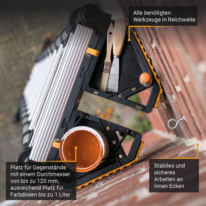 Actual product image Batavia Spacer / worktop for telescopic ladders