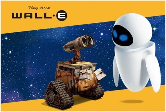 Immagine prodotto Disney Cartolina del personaggio Pixar Wall-E Eve