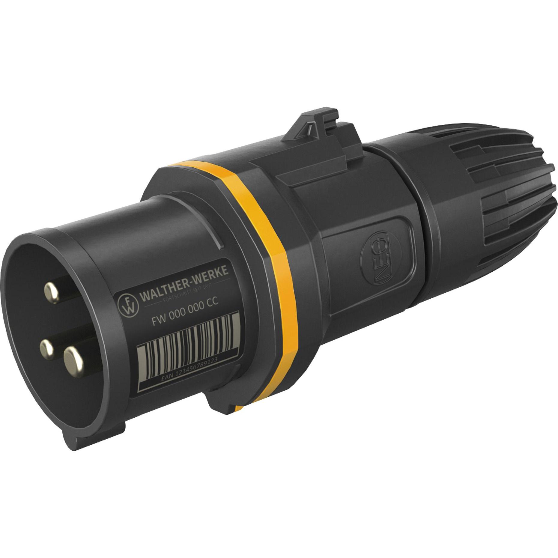 Walther Werke WAL FW211304SK CEE NEO Stecker 16A 3P 4h IP54 (CEE 16/3) (FW211304SK)