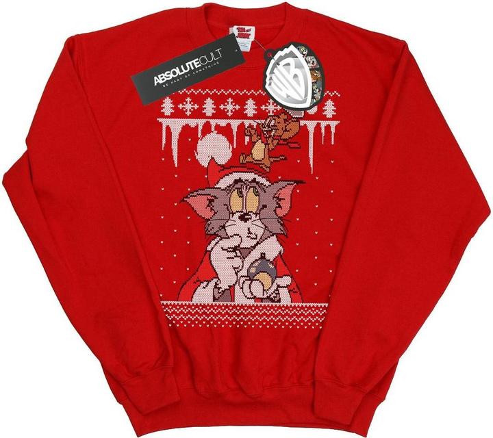 Produktbild Tom & Jerry Christmas Fair Isle Sweatshirt Jungen (140, 146)