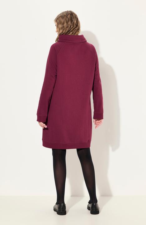 Produktbild Ulla Popken Sweatkleid, Stehkragen, Langarm, Taschen (50, 52)