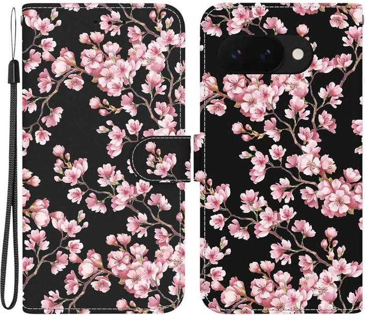 Produktbild Cover-Discount Google Pixel 9a - Tasche Hülle mit Blüten Motiv (Google Pixel 9a)