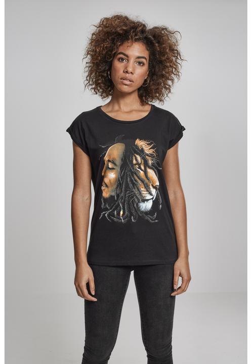 Produktbild Merchcode Ladies Bob Marley Lion Face Tee (XS)
