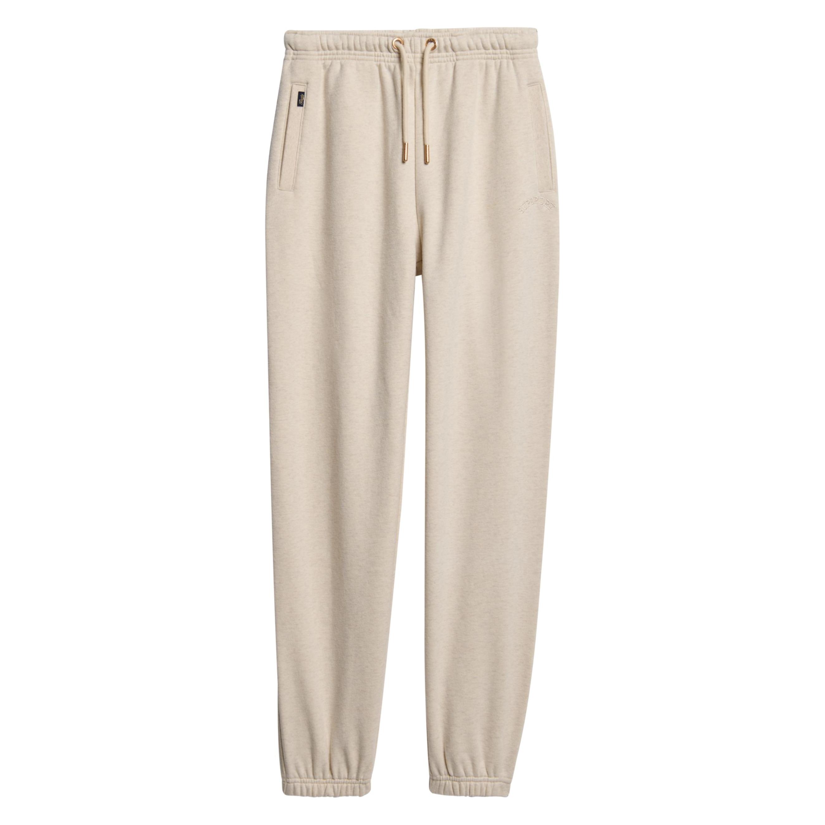Superdry, Damen, Hosen, Essential Jogginghose Mit Logo, Beige, (Xl)