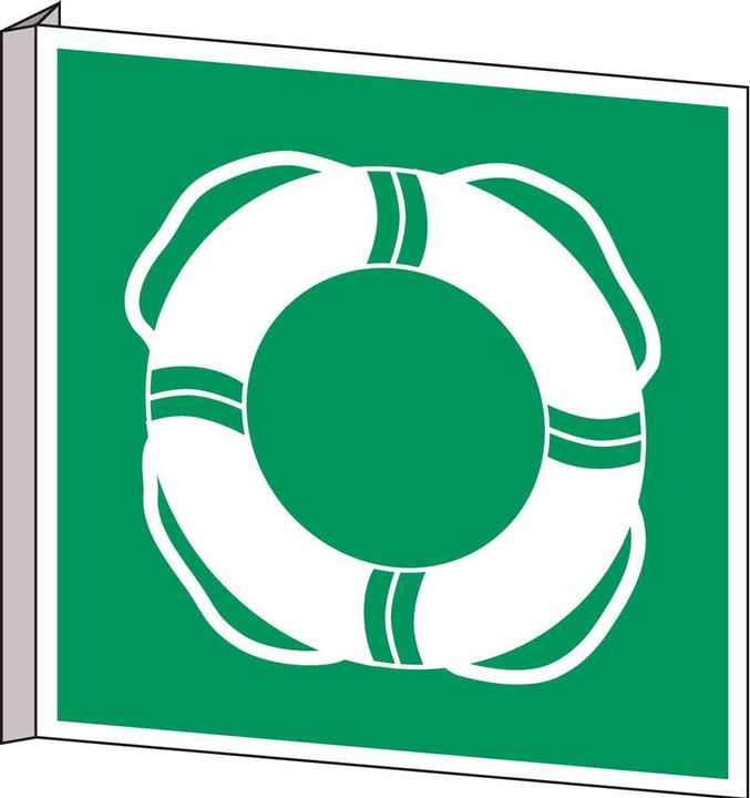 Actual product image Brady ISO Safety Sign - Water