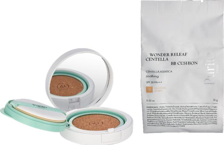 Produktbild Purito SEOUL - Wonder Releaf Centella BB Cushion - Neutral Ivory (Neutral Ivory, 15 ml)