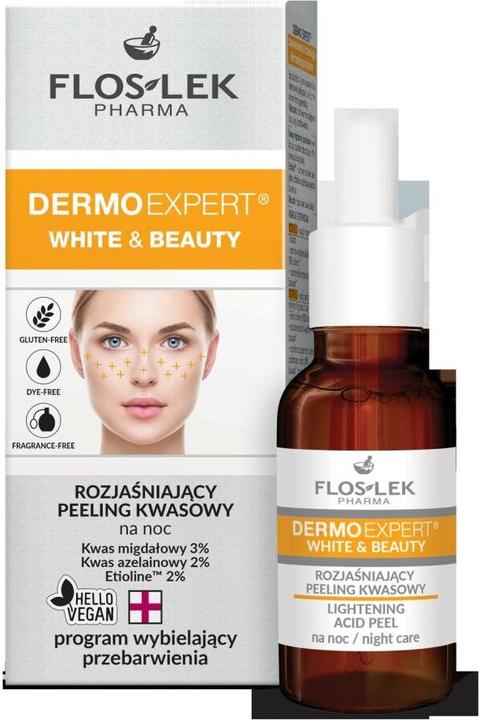 Actual product image Floslek facial scrub Pharma Dermo Expert White & Beauty whitening 30 ml (30 ml)