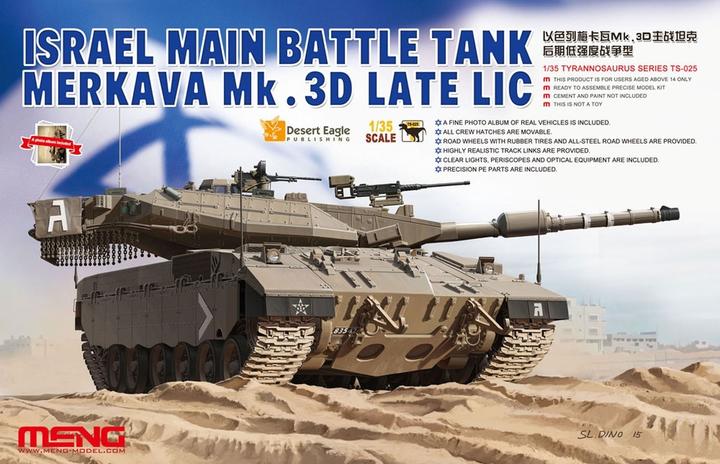 Productafbeelding Meng-Model Israëlische hoofdgevechtstank Merkava Mk.3D Late Lic