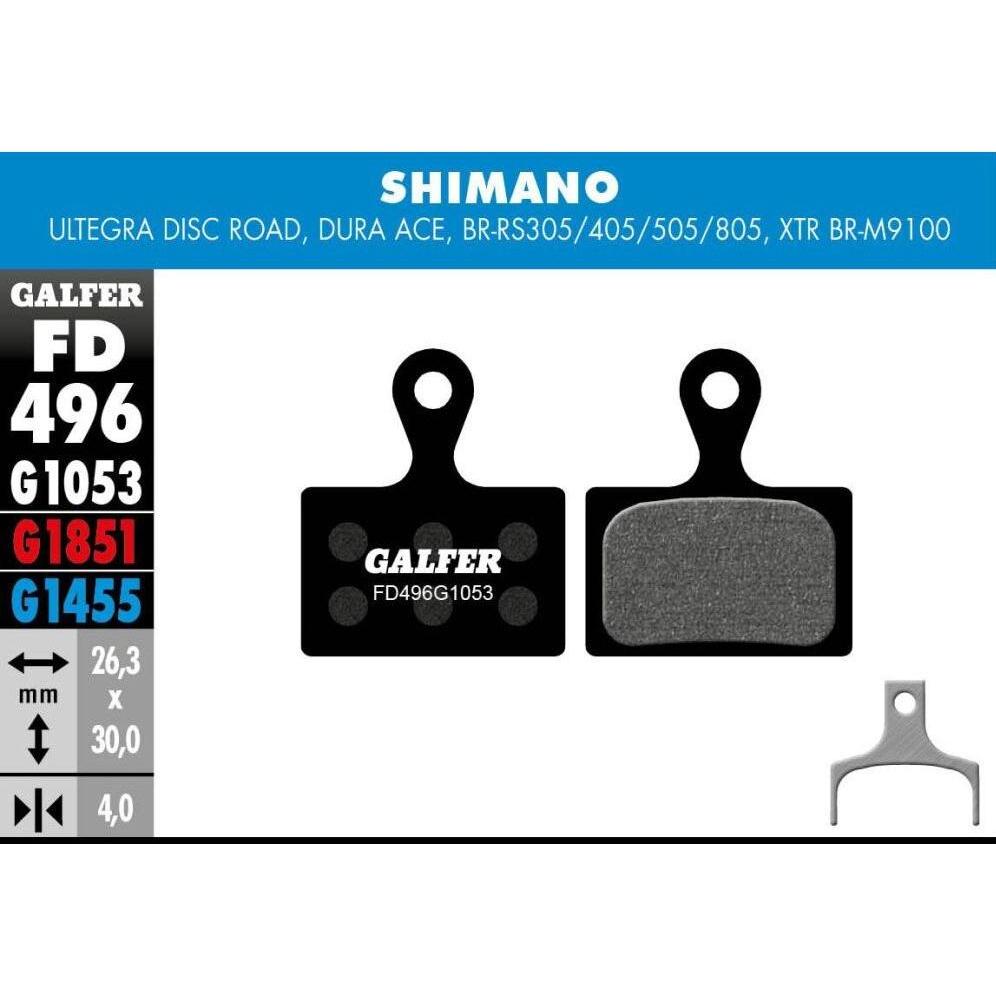 Thumbnail - Galfer Bike, Bremsbeläge, (Shimano, Semi-Metallisch)