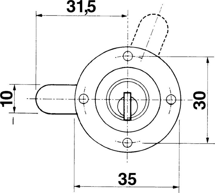 Image du produit Kaba Cylindre de fermeture 8, type 1033 (Cylindre de fermeture)