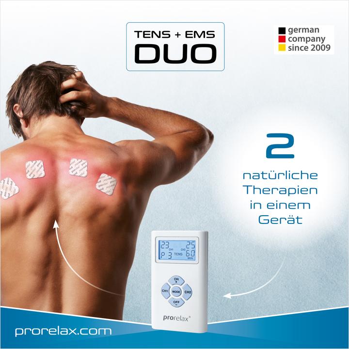 Actual product image Prorelax TENS+EMS Duo