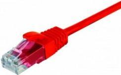 Actual product image Exertis Connect Patch cable, CAT.5e, U/UTP, unshielded, copper, red, 20.0 m patch cable with latching nose (U/UTP, CAT5e, 20 m)