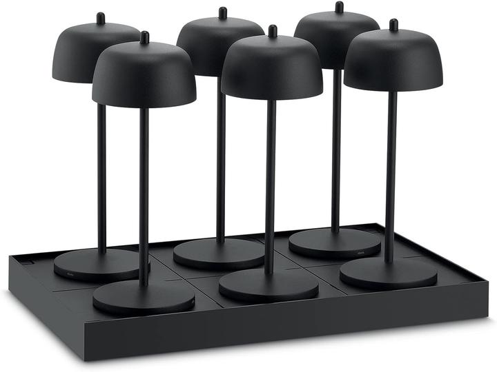 Produktbild La Ville Lumière Mehrfach-Magnetkontakt-Ladestation für drahtlose Tischlampen, stapelbar, platzsparend