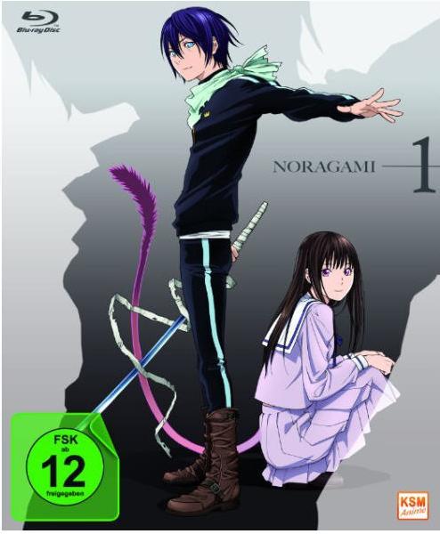Actual product image Noragami Episode 01-06 (Blu-ray, 2014, German, Japanese)