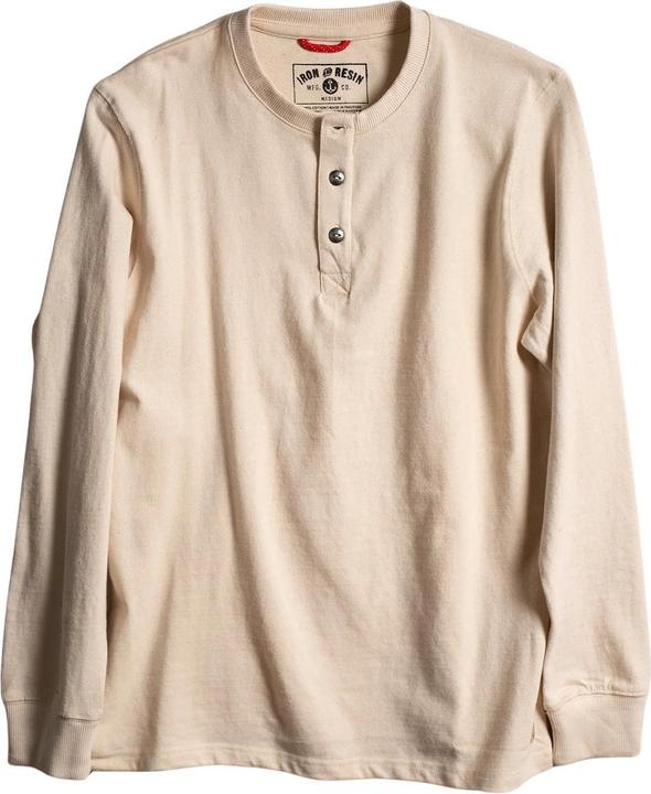 Actual product image Iron & Resin Long sleeve shirt Daytona 73 Prospect Henley (XL)