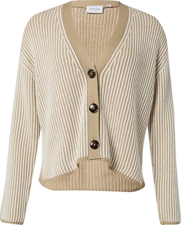Image du produit Comma Strickjacke Verkürzte Strickjacke in Bi-Color-Optik (44)