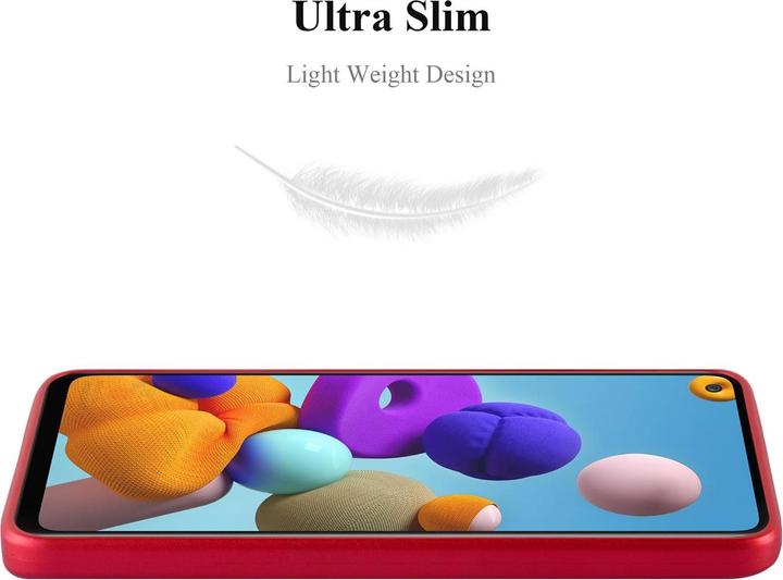 Actual product image Cadorabo TPU Matt Metallic Cover (Samsung Galaxy A21s)