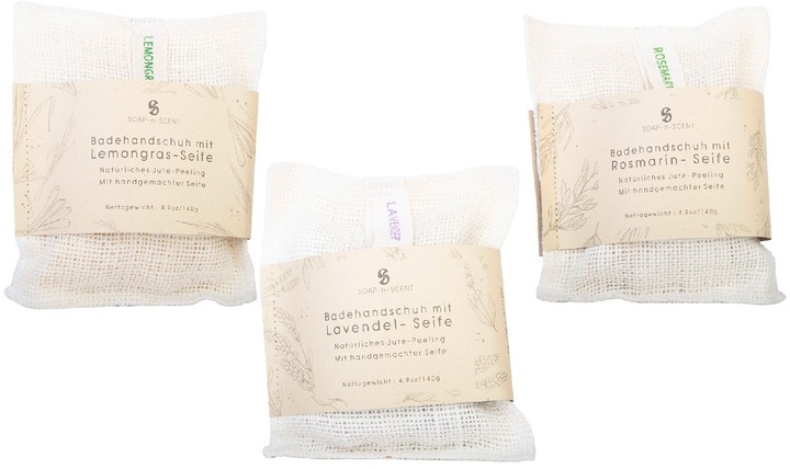 Actual product image Bathing gloves range.J794