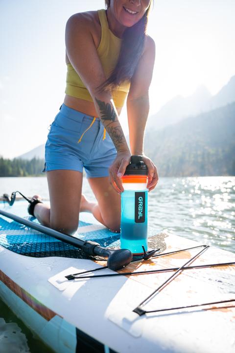 Actual product image Grayl GEOPRESS Purifier Bottle - Bali Blue (0.71 l)