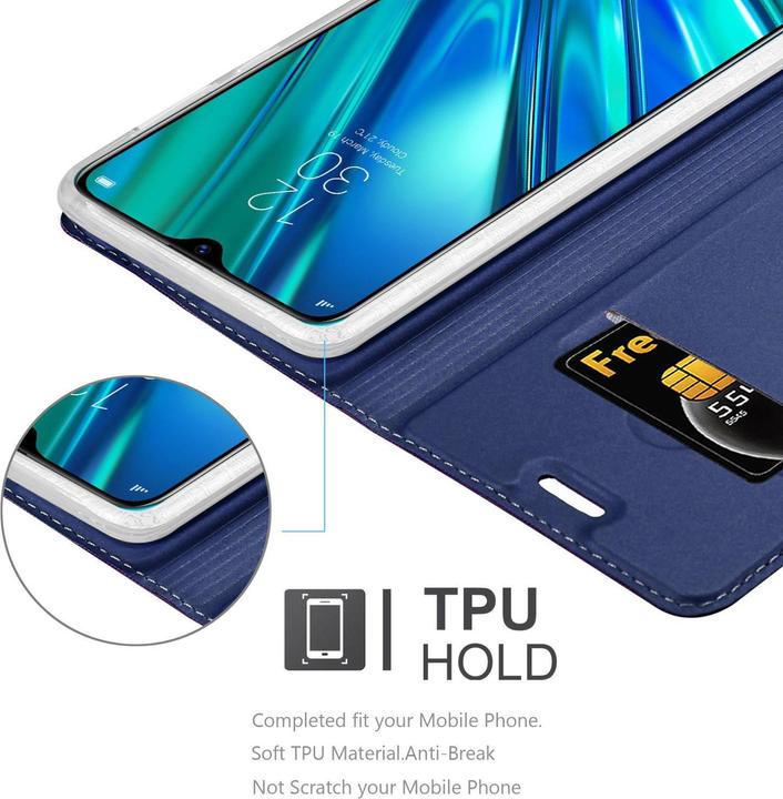 Actual product image Cadorabo Classy Book Case for Realme 5 PRO / Realme Q (Realm Q)