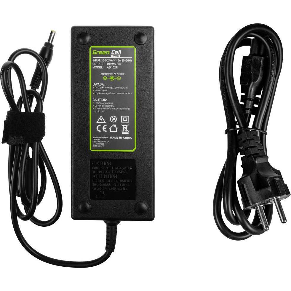 Thumbnail - GreenCell PRO Laptop Charger for Acer Aspire Nitro V15 (135 W), Notebook Netzteil, Schwarz