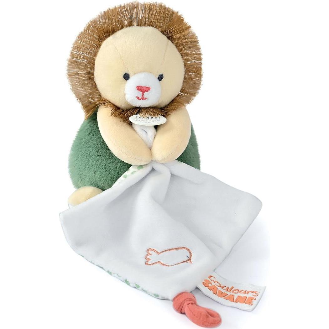 Doudou et Compagnie, Schmusetuch, Löwe mit Schmusetuch 15cm