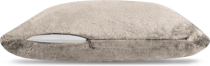 Produktbild Aspero 2 Kissenbezüge „Vora“ Taupe (60 x 60 cm)