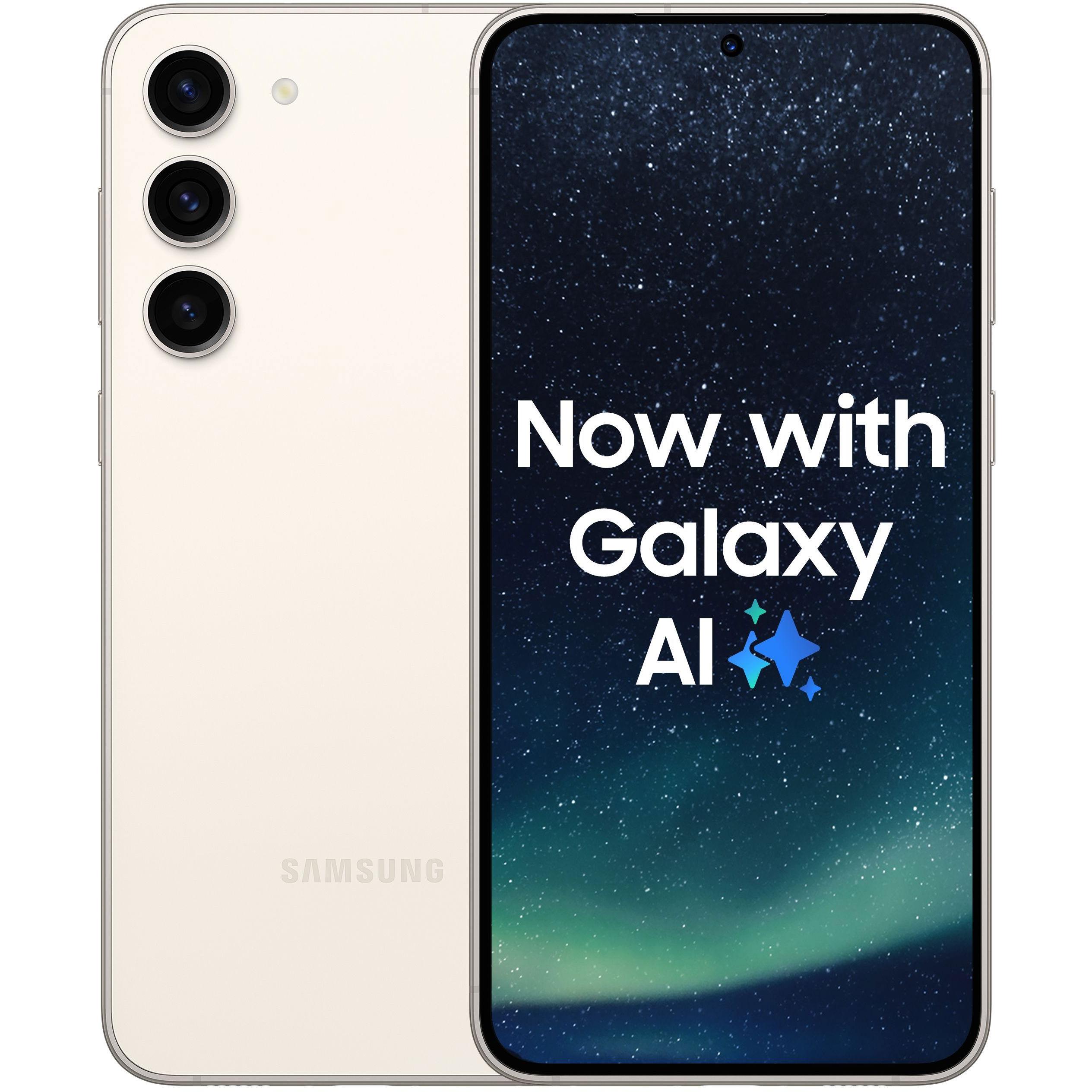 Samsung Galaxy S23+ (512 GB, Cotton Flower, 6.60", SIM + eSIM, 5G), Smartphone, Beige