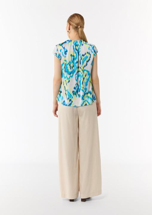 Immagine prodotto Comma Bluse Bedruckte Satinbluse mit Faltendetail (38)