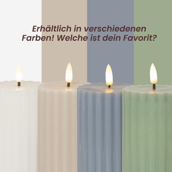 Actual product image Star Trading LED Pillar Candle Flame Stripe (1 x)