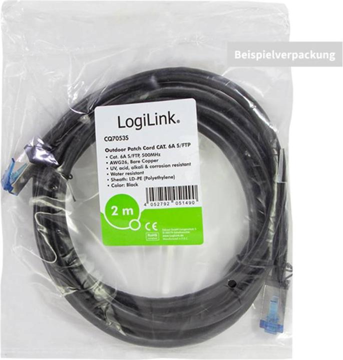 Actual product image LogiLink Network cable (S/FTP, CAT6a, 10 m)