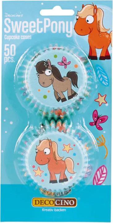 Produktbild Dekoback Cupcake Förmchen Pony (5 cm)