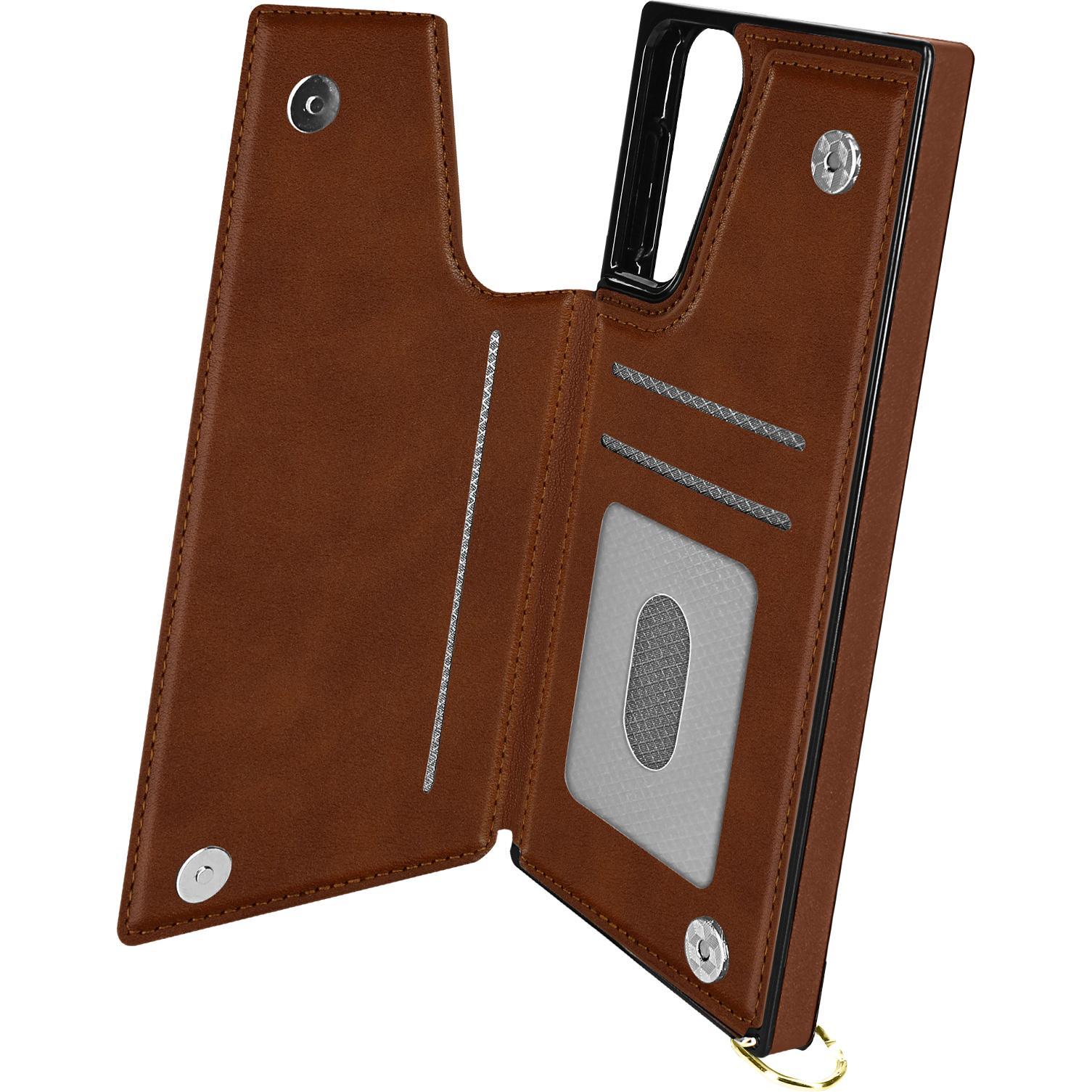 Avizar Darling Series (Samsung Galaxy S21+), Smartphone Hülle, Braun