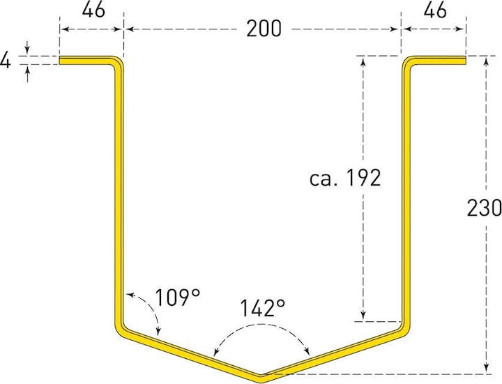Actual product image Moravia MORION pipe protection small Outer dimensions 500 x 292 x 230 mm