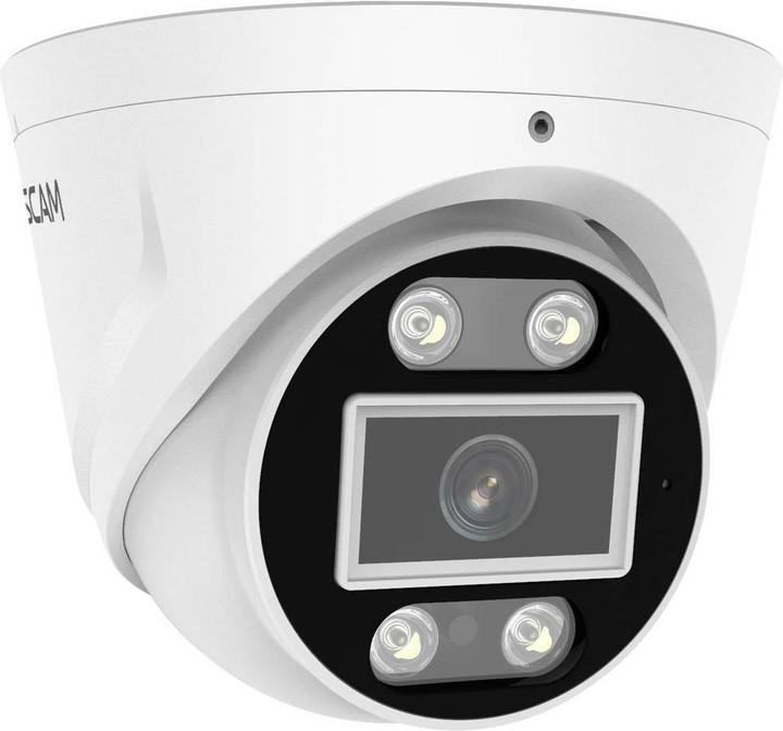 Actual product image Foscam T8EP Surveillance Camera White 8MP (3840x2160), PoE, Integrated Spotlight and Siren (3840 x 2160 pixels)