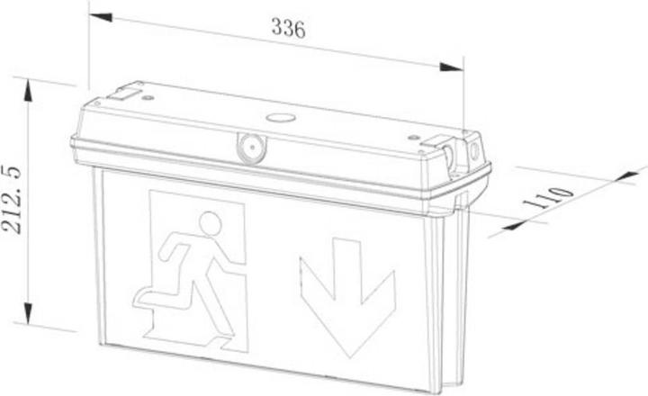 Produktbild kaiserkraft Notleuchte